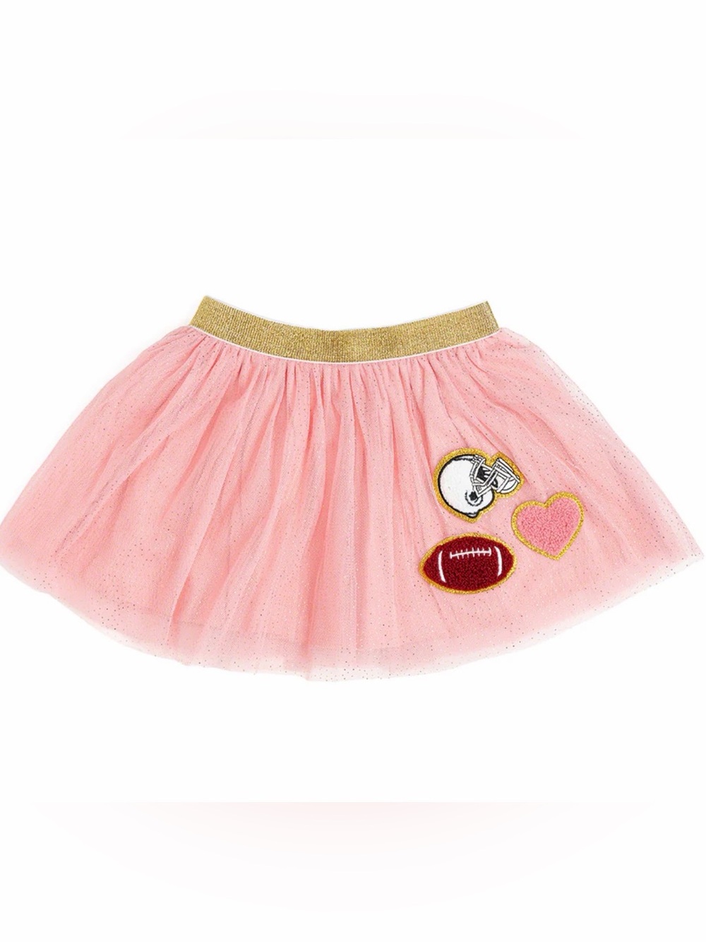 NEW! Sweet Wink Football Patch Tutu Size 6-8 Years Old